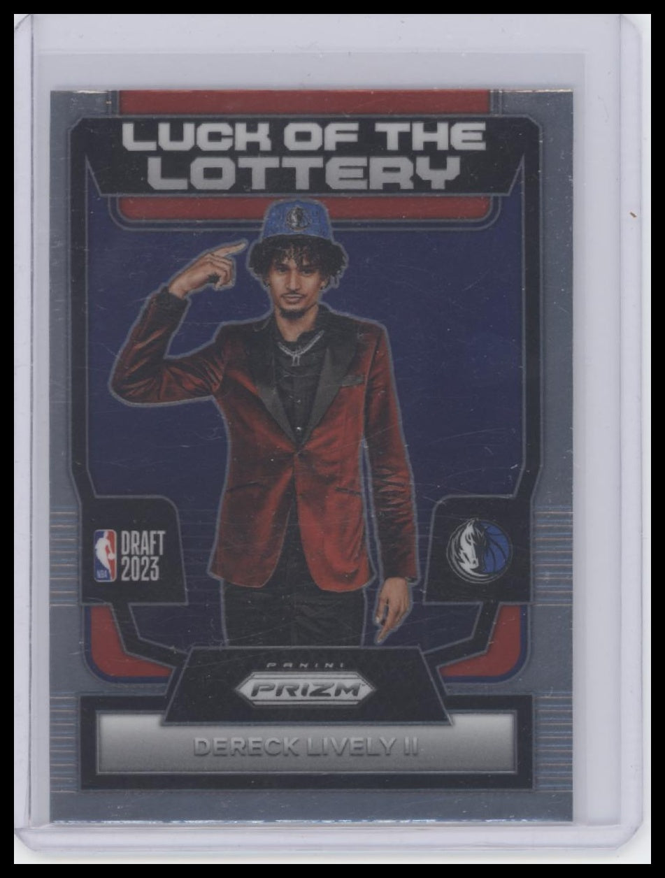 2023-24 Panini Prizm #8 Dereck Lively II Luck of the Lottery