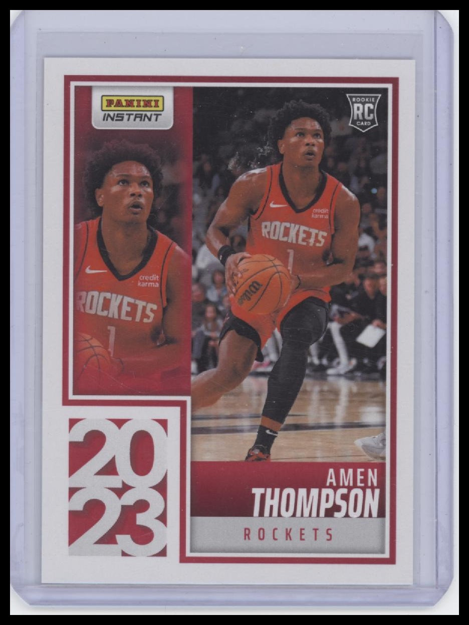 Amen Thompson Instant Basketball SSP Rookie