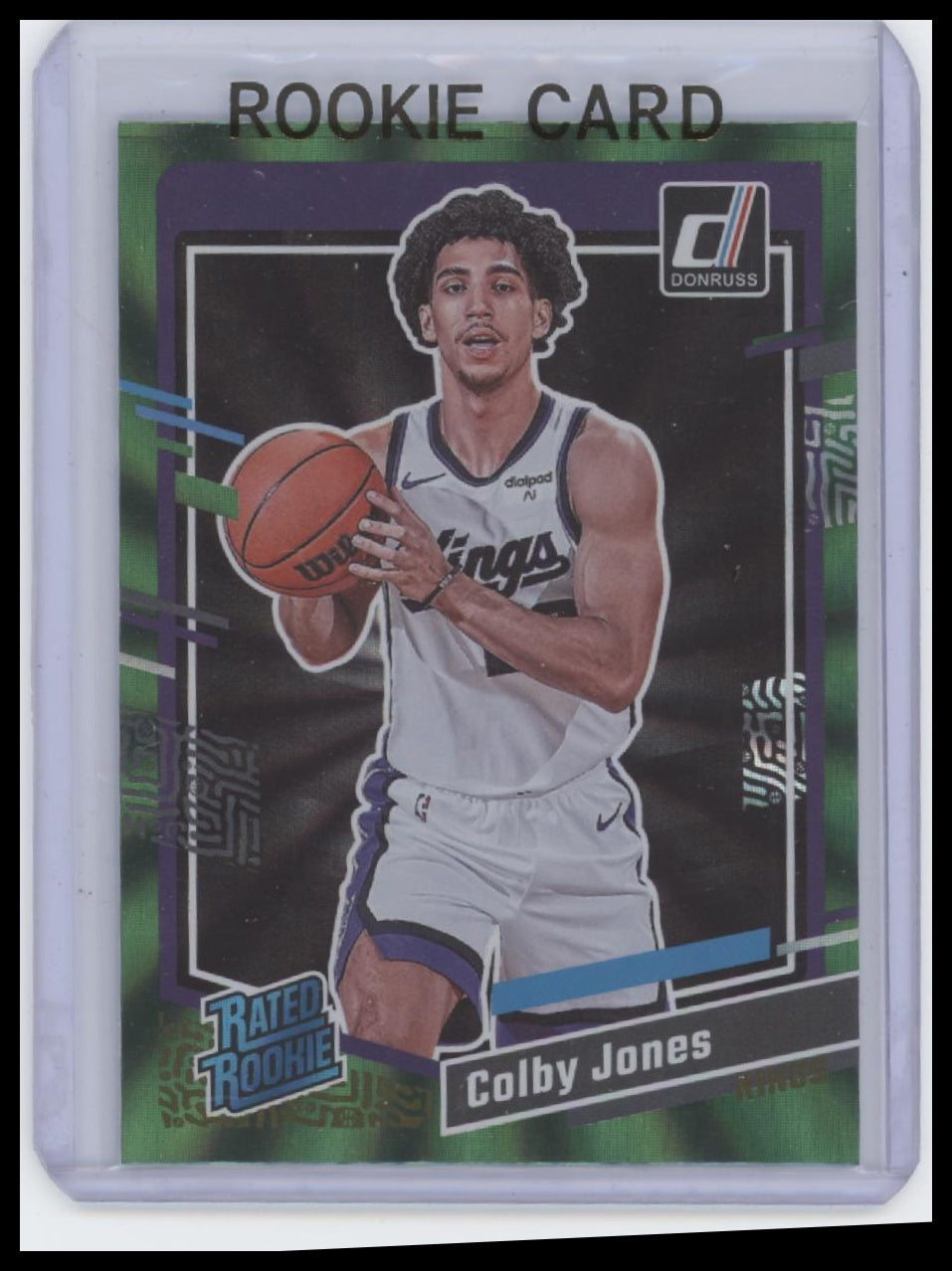 2023-24 Donruss #221 Colby Jones Green Laser Holo