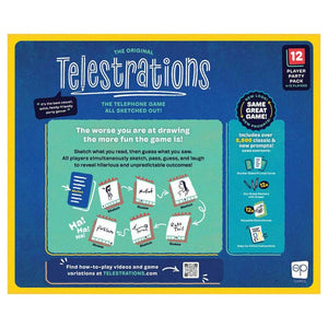 Telestrations 12 Player Party Pack Game "Refresh"