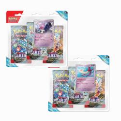 Pokémon SV07 Stellar Crown 3pk Blister-LIM 3