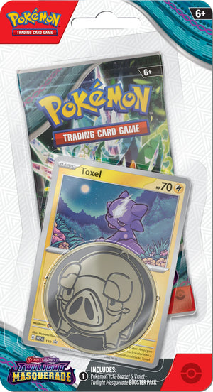 Pokemon SV06 Twilight Masquerade Checklane Blister- Toxel - LIMIT 4