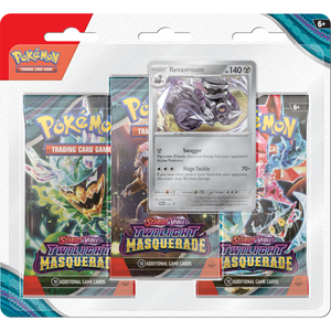 Pokemon SV06 Twilight Masquerade 3 Pk Blister- Revavroom LIMIT 2