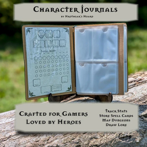 Character Journal Red Arcane Symbol