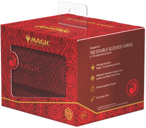 UG Deck Case Sidewinder 100+ Xenoskin MTG Avatar The Last Airbender- Mana Symbol Red