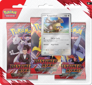 Pokémon SV10 Destined Rivals 3PK Blister- Zebstrika LIM 1
