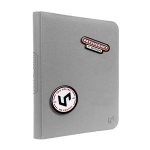 UP Zip Binder Pro 9 Pocket Patchcraft Gray