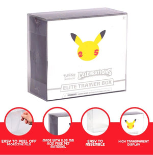 ER Display Case Protector For Pokémon ETB 5Pk
