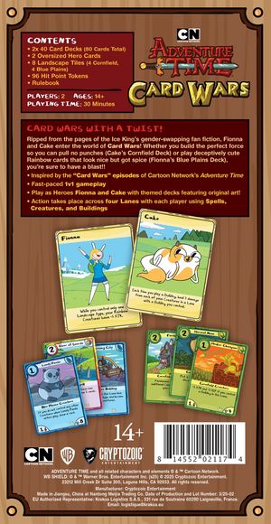 Adventure Time Card Wars Collector's Pack Fionna VS Cake
