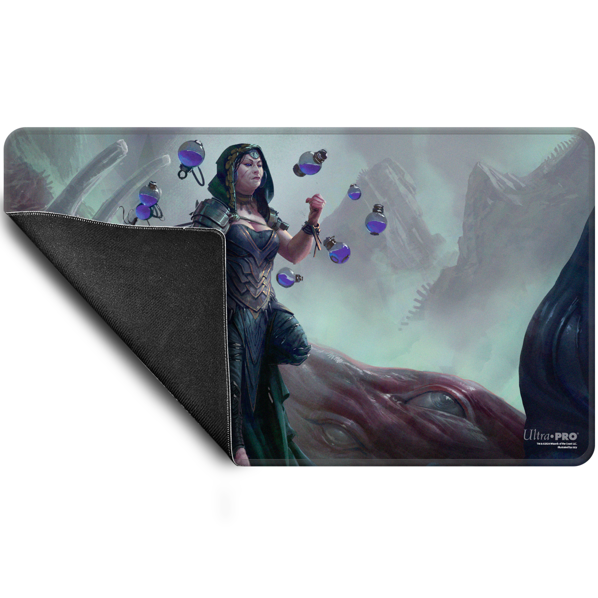 UP Playmat MTG Commander Series Three Color Shard Kess Stitched