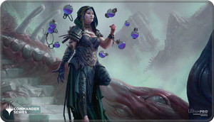 UP Playmat MTG Commander Series Three Color Shard Kess Stitched