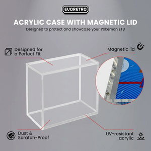 ER Acrylic Case For Pokémon ETB W/Magnetic Lid