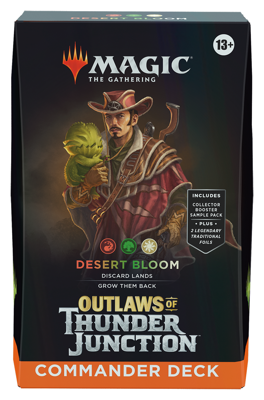 MTG Outlaws Of Thunder Junction Commander Desert Bloom