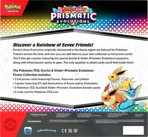 Pokémon SV8.5 Prismatic Evolutions Poster Collection Limit 2