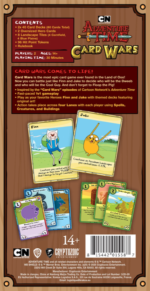 Adventure Time Card Wars Collector's Pack Finn VS Jake