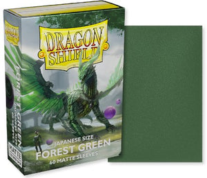 Dragon Shield: Japanese Size 60ct Sleeves - Forest Green (Dual Matte)