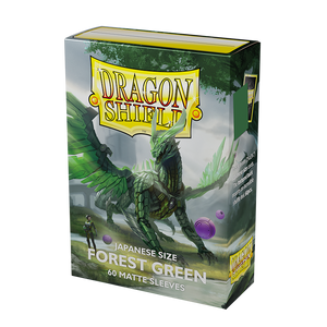 Dragon Shield: Japanese Size 60ct Sleeves - Forest Green (Dual Matte)