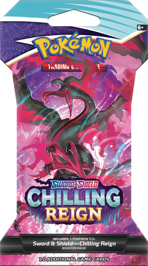 Pokemon SWSH6 Chilling Reign Sleeved Booster   Limit of 8