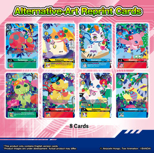 Digimon Playmat and Card Set -Floral Fun