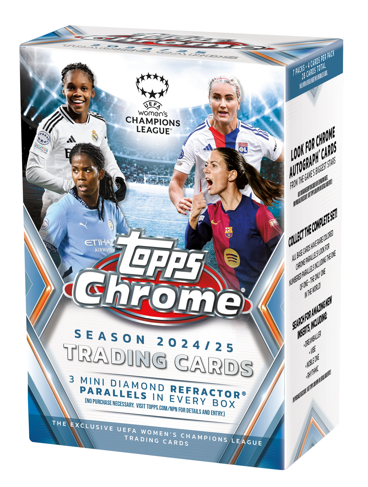 2024-25 Topps UEFA Women's Chrome Soccer Value Box