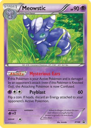 Meowstic - XY48 (XY48)/211 Promo Holofoil