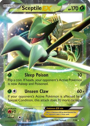 Sceptile EX (7)/98 Ultra Rare Holofoil
