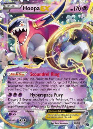 Hoopa EX (36)/98 Ultra Rare Holofoil