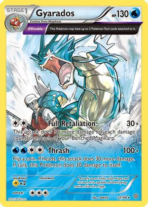 Gyarados (21) (21)/98 Holo Rare Reverse Holofoil (Cabinet-NM)