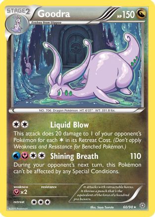 Goodra (60)/98 Holo Rare Reverse Holofoil