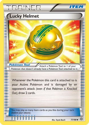 Lucky Helmet (77)/98 Uncommon Reverse Holofoil