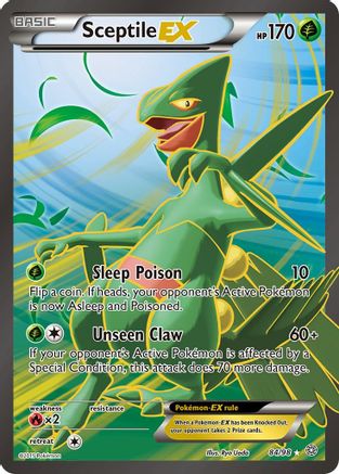 Sceptile EX (84 Full Art) (84)/98 Ultra Rare Holofoil