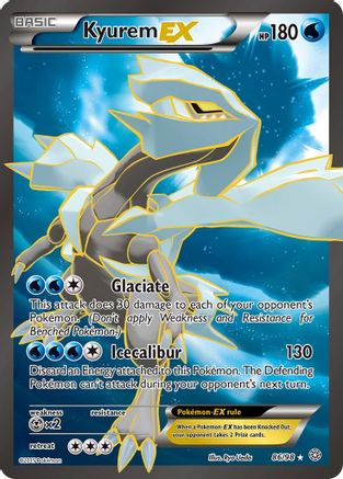 Kyurem EX (86 Full Art) (86)/98 Ultra Rare Holofoil