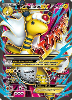 M Ampharos EX (88 Full Art) (88)/98 Ultra Rare Holofoil (Cabinet-NM)