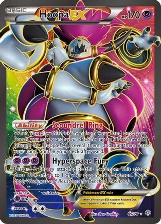 Hoopa EX (89 Full Art) (89)/98 Ultra Rare Holofoil