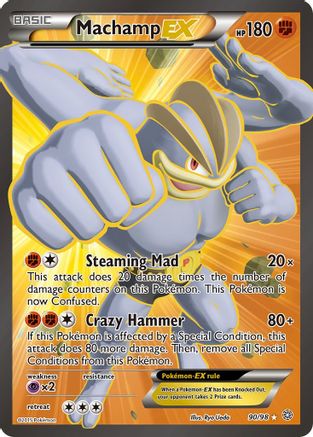 Machamp EX (90 Full Art) (90)/98 Ultra Rare Holofoil