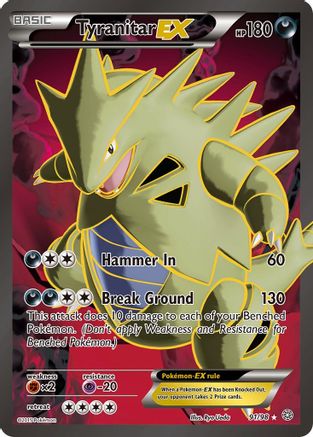 Tyranitar EX (91 Full Art) (91)/98 Ultra Rare Holofoil