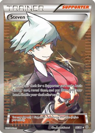 Steven (Full Art) (95)/98 Ultra Rare Holofoil