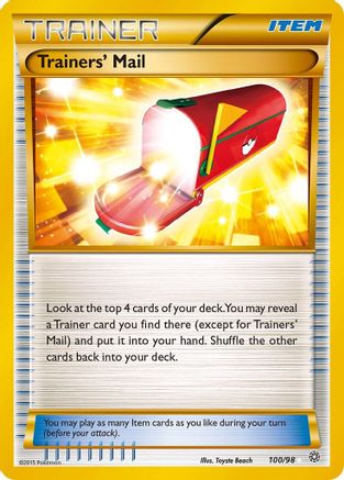 Trainers' Mail (Secret) (100)/98 Secret Rare Holofoil