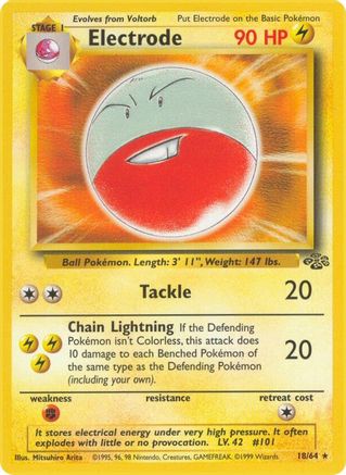 Electrode (18) (18)/64 Rare 1st Edition