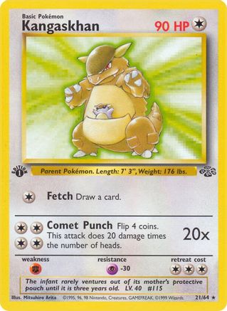 Kangaskhan (21) (21)/64 Rare Unlimited