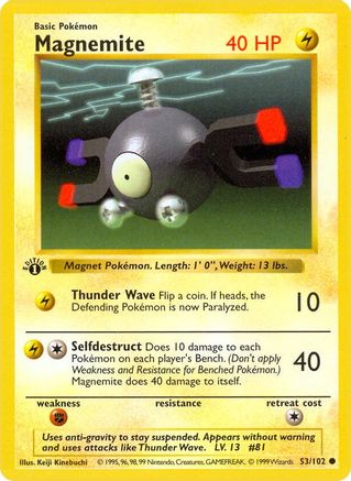 PKM - Magnemite (53) Common Unlimited