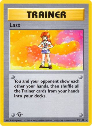 PKM - Lass (75) Rare 1st Edition