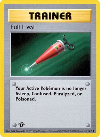 PKM - Full Heal (82) Uncommon 1st Edition
