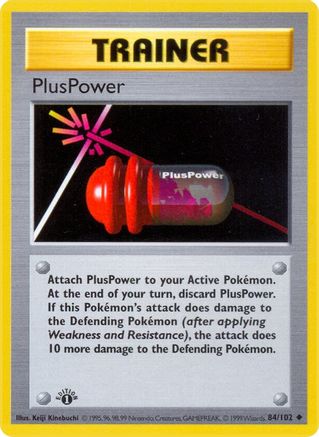 PKM - PlusPower (84) Uncommon 1st Edition