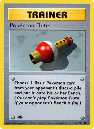 PKM - Pokemon Flute (86) Uncommon Unlimited