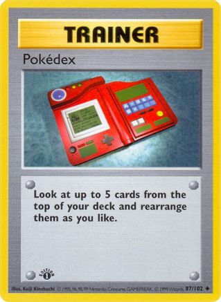 PKM - Pokedex (87) Uncommon 1st Edition