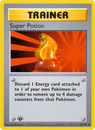 PKM - Super Potion (90) Uncommon 1st Edition