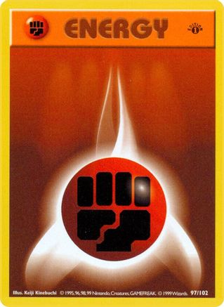 PKM - Fighting Energy (97) Common 1st Edition