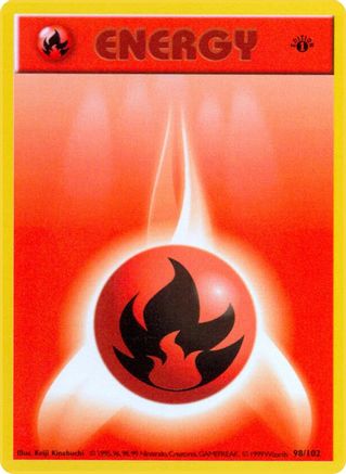 PKM - Fire Energy (98) Common 1st Edition