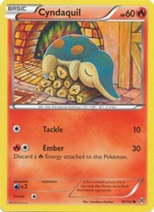 Cyndaquil (18)/162 Common Reverse Holofoil